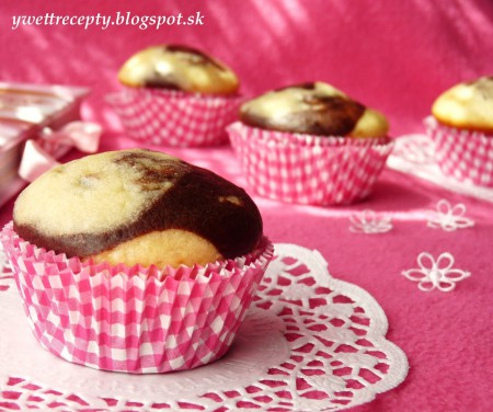 Mramorové muffiny