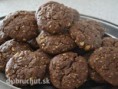 Kakaové cookies s ovsenými vločkami